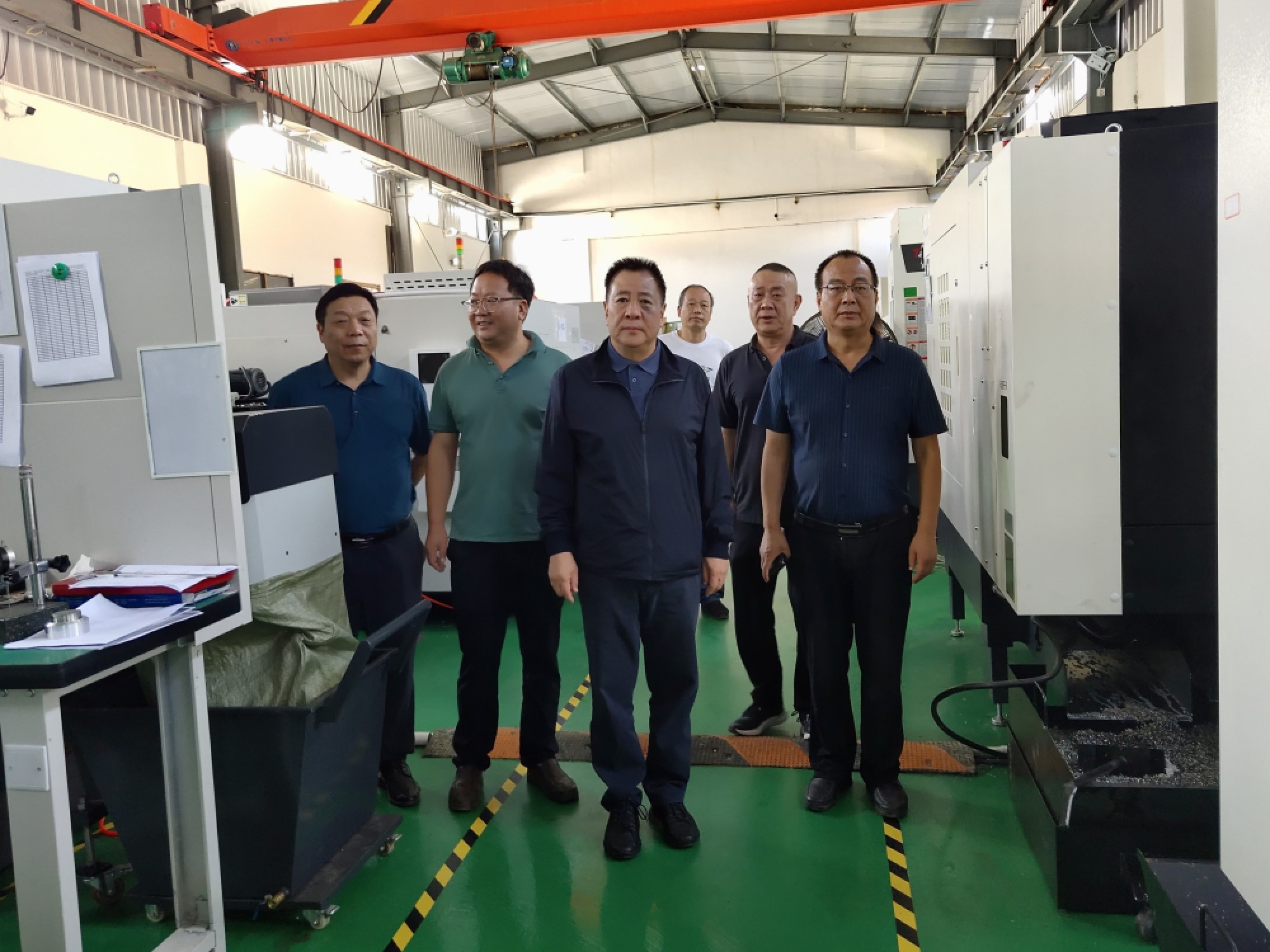 九州ku酷游集团党委书记、、董事长金辉赴陕西长钢新兴科技工业公司调研