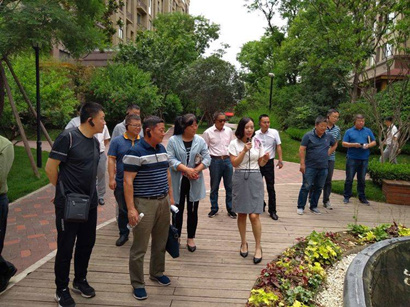 【正合物业】集团正合物业组织部分分公司认真人赴商业小区旅行学习